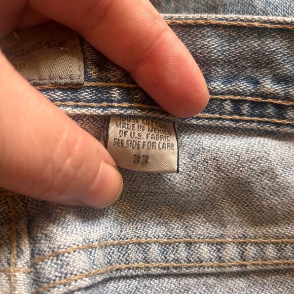 Eddie Bauer Men's Jean Shorts Carpenter Denim Utility Gorpcore Outdoors Size 33 - Picture 4 of 5